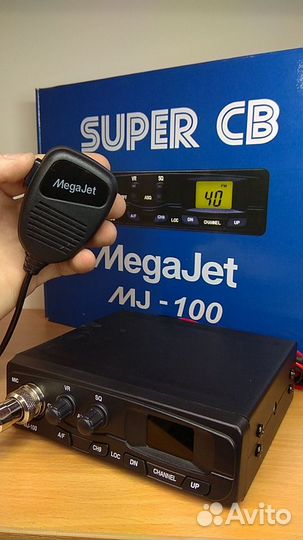 Megajet MJ-100 бюджетная рация для дальнобойщиков