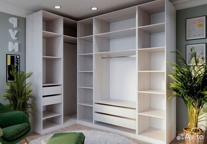 Гардеробная на заказ от производителя