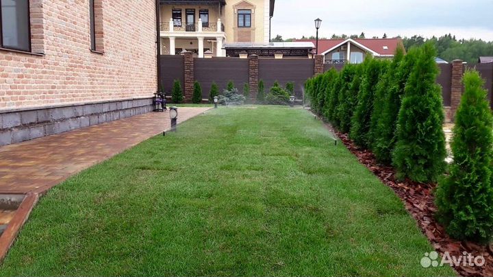 Укладка рулонного газона под ключ, производитель