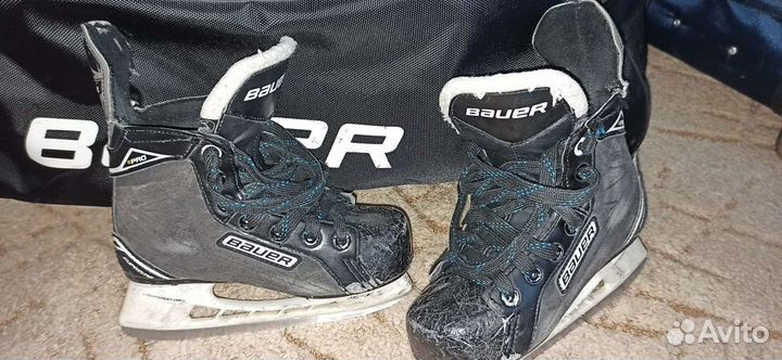 Хоккейные коньки bauer 32 размер
