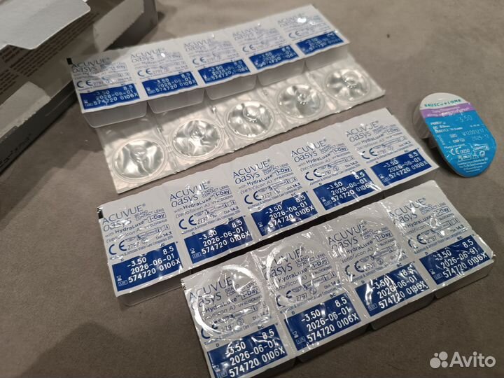 Контактные линзы Acuvue oasys -3,5