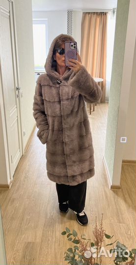 Шуба норковая 46