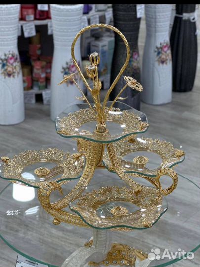 Этажерка для сухофрутов конфет выпечки