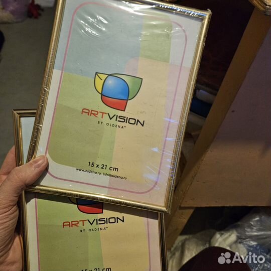 Рамки для фото новые 2 шт