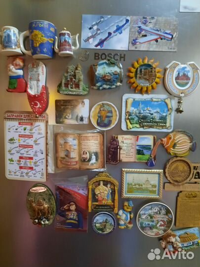 Магниты на холодильник из разных стран