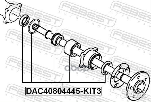 Подшипник ступицы колеса (ремкомплект) зад