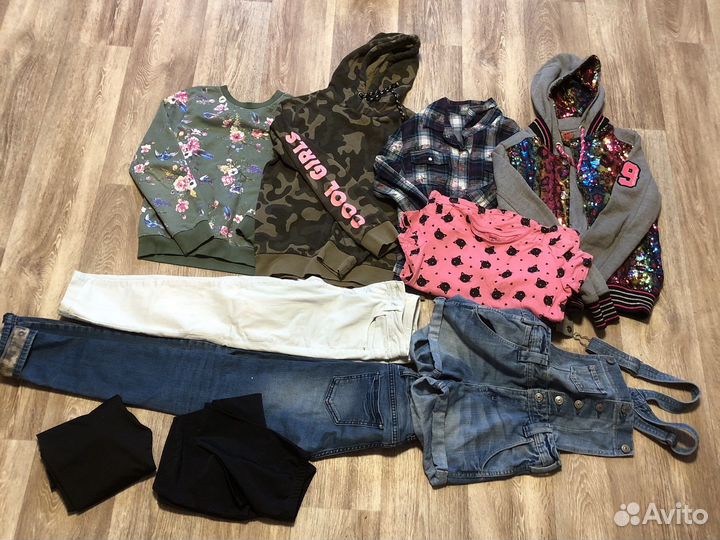 Пакет вещей на девочку 10 лет