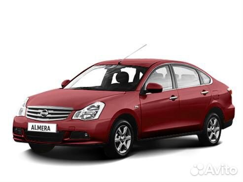 Бампер передний Nissan AlmeraG15 12-18 красный NNN