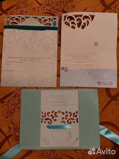 Приглашения на свадьбу