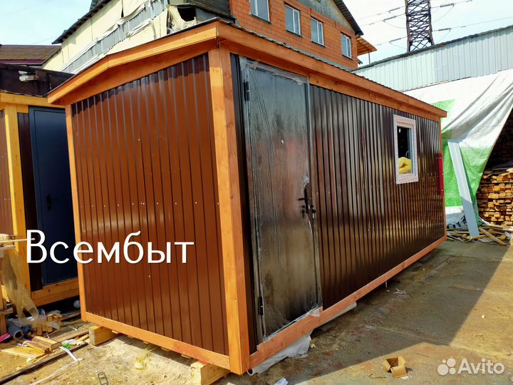 Бытовка из металла за 1 день