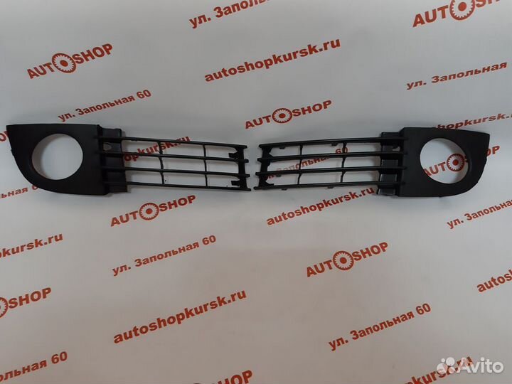Решетка бампера оправа птф ауди а6 С5