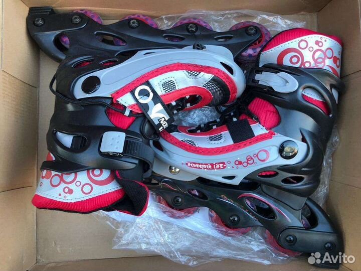 Роликовые коньки детские раздвижные