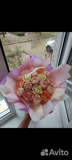 Букет на день воспитателя учителя из шоколада