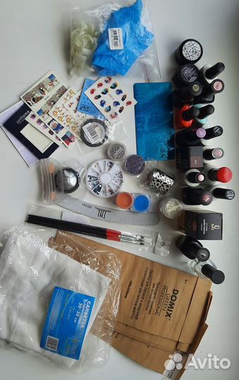 Набор для маникюра, база, топ, гель лаки