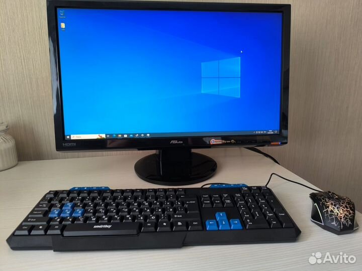 Продам игровой компьютер i3-10105 3.7GHz / RX 5500