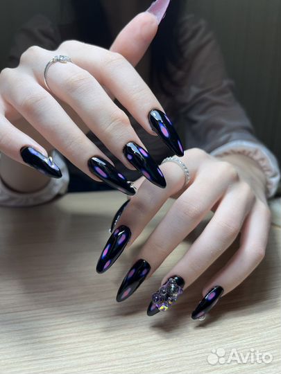 Коррекция наращённых ногтей