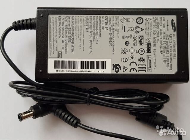 Блок питания телевизора Samsung, LG 19V 2,53A 48W