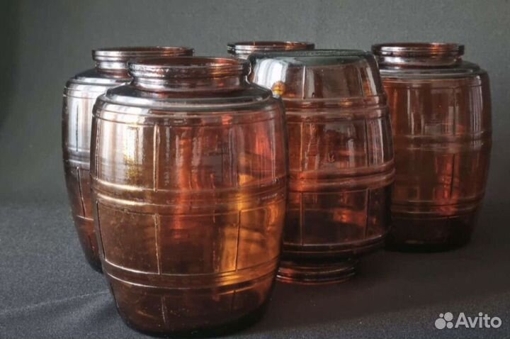 Темное стекло 1 банка СССР 2литра. винтаж