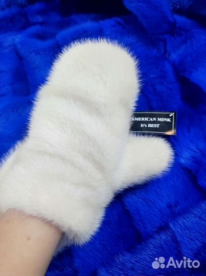 Варежки норковые