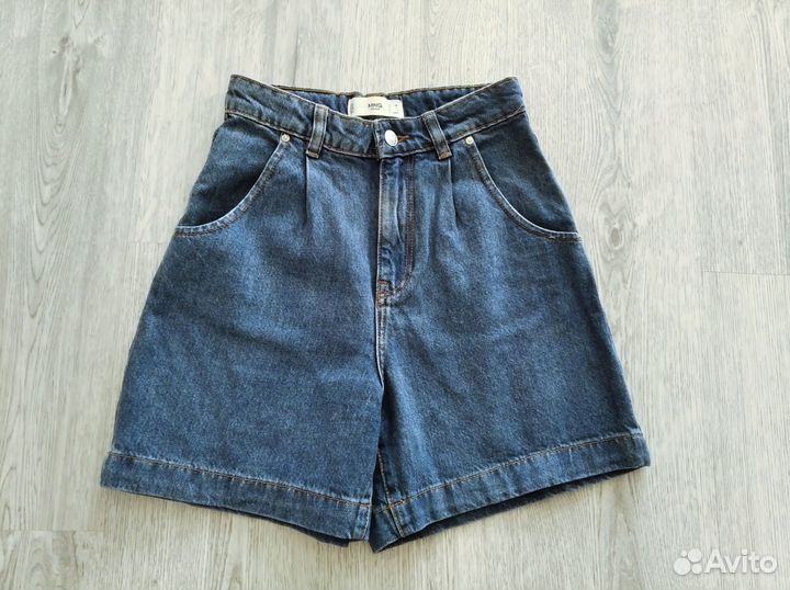 Джинсовые бермуды Mango, шорты Levi's, Zara
