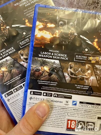 Atomic heart PS5 (новый) озвучка