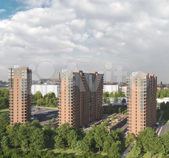 1-к. квартира, 39 м², 9/19 эт.