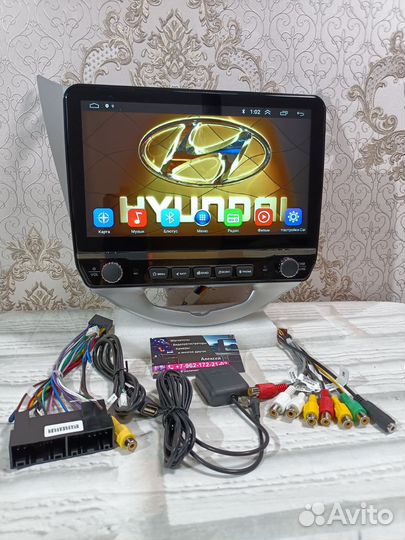 Магнитола Hyundai Solaris андроид новая