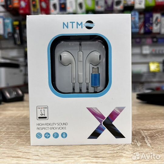 Наушники earpods lightning премиум