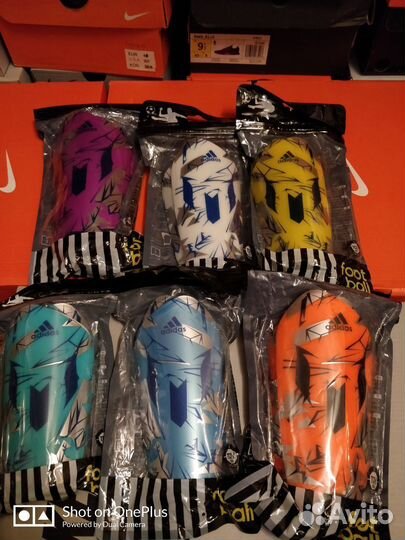 Щитки детские футбольные Adidas, Nike Mercurial