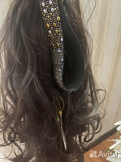 Парик на ободке термо волокно