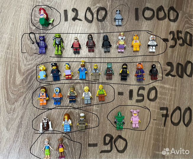 Lego star wars фигурки