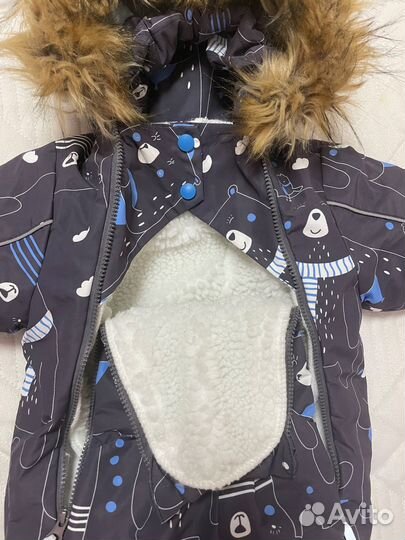 Комбинезон зимний 68 (6 мес)