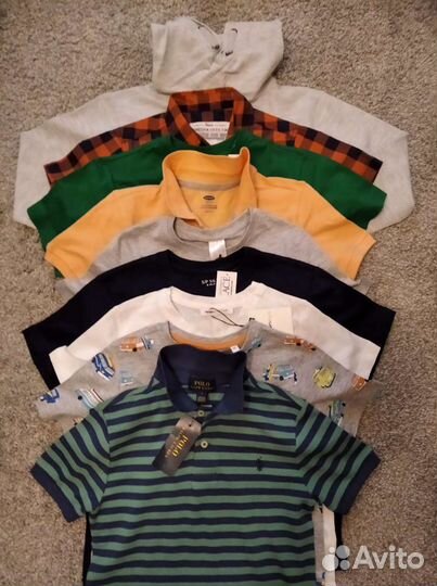 Толстовка футболки и рубашка новое 5-6 лет