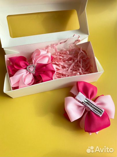Бант заколка для волос