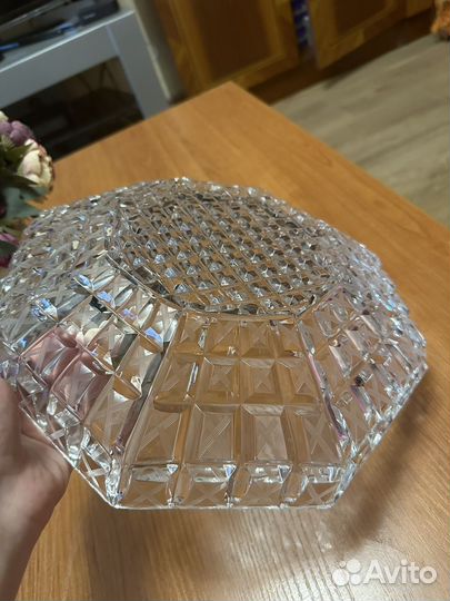 Ваза для фруктов из хрусталя