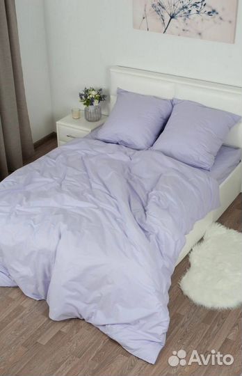 Постельное белье однотонное 2 спальное