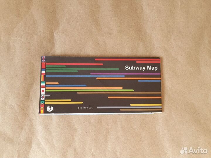 Карта метро Нью-Йорка оригинал