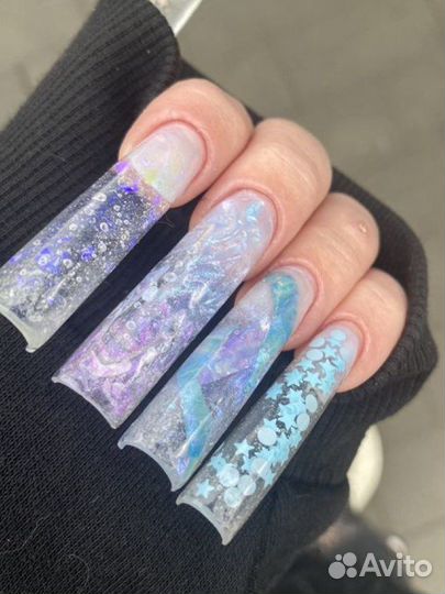 Креативное наращивание и покрытие ногтей