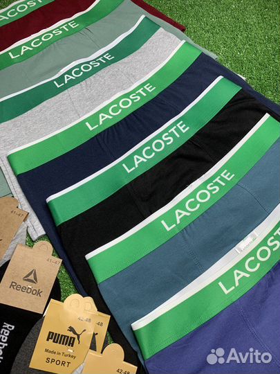 Трусы мужские боксеры lacoste