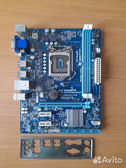 Материнская плата сокет 1155 Gigabyte GA-B75M-D2V