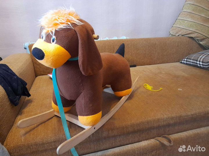 Детская игрушка- качалка Собака