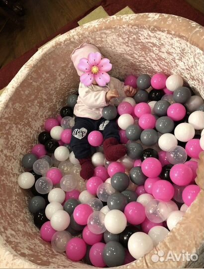 Детский сухой бассейн с шариками