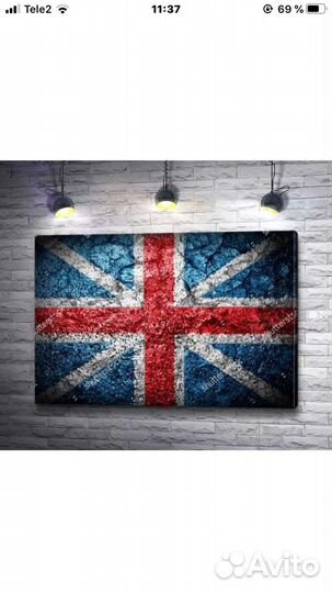 Картина флаг Англии