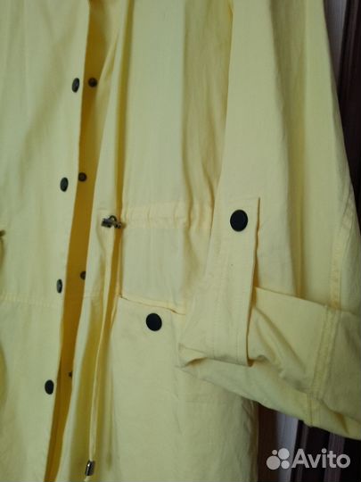 Тонкая ветровка- пиджак, плотная х/б