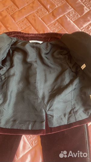 Детский бархатный смокинг dolce & gabbana бордо