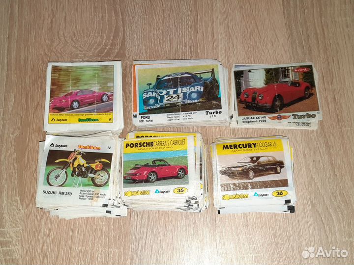 Вкладыши наклейки от жвачек