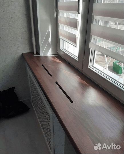 Подоконник из дуба под заказ