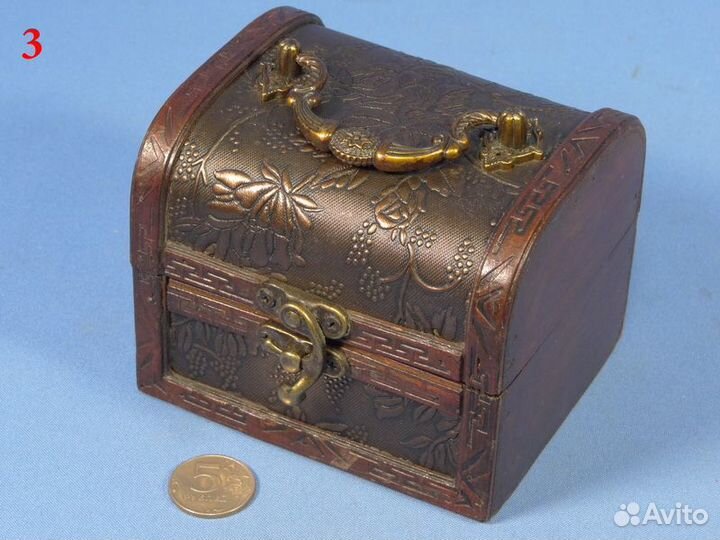 Деревянная шкатулка сундучок разные виды новая