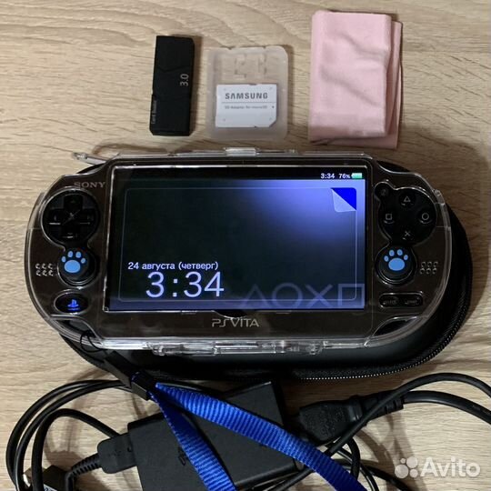 Ps Vita FAT 128 гб прошитая (Sony Ps vita 1008)