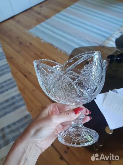 Хрустальная конфетница СССР